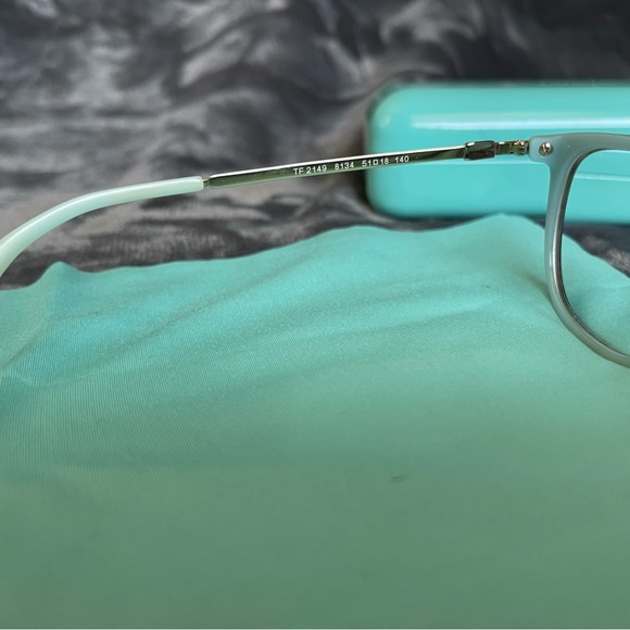 Tiffany & Co Eyeglasses Frames - Brown with Blue Inside - Picture 7 of 11